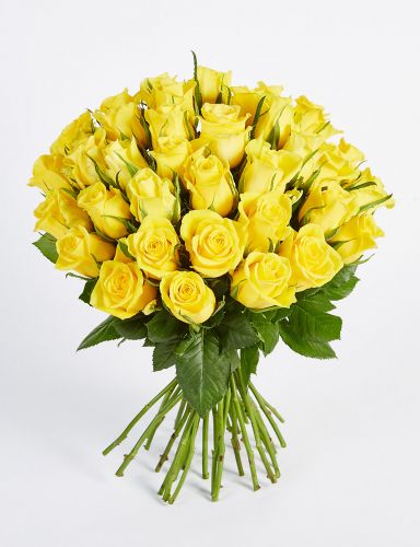 Купить 45 желтых роз с доставкой по Тынде